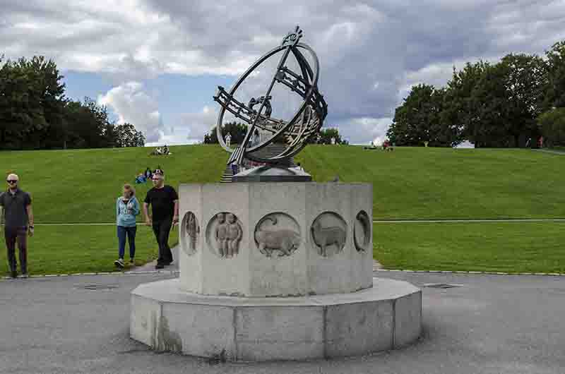 65 - Noruega - Oslo - parque Vigeland - Horoscopo